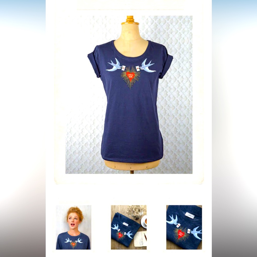 Lochers Paris size L “I need a drink” top